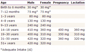 magnesium fact sheet